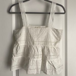 Lace Patterned Tank Top